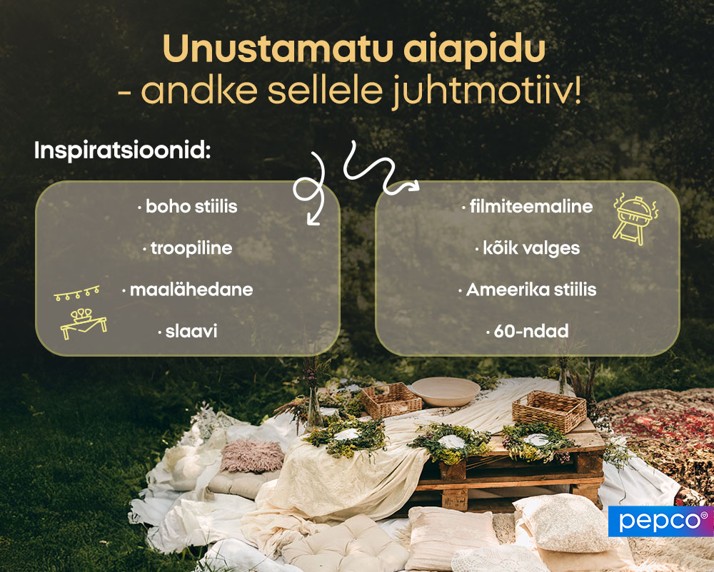 Unustamatu aiapidu - andke sellele juhtmotiiv! 
