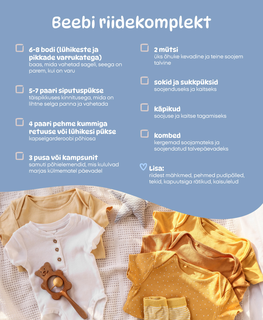 Beebi riidekomplekt 