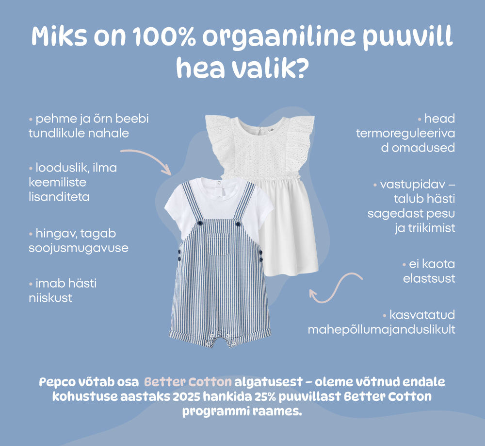 Miks on 100% orgaaniline puuvill hea valik?