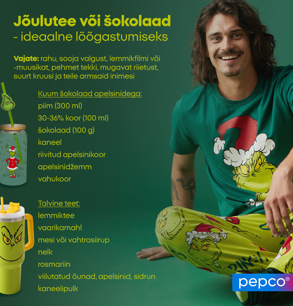 Jõulutee või šokolaad - ideaalne lõõgastumiseks 