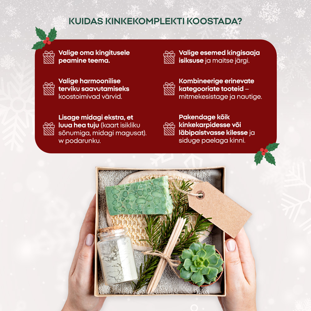 Kuidas kinkekomplekti koostada? 